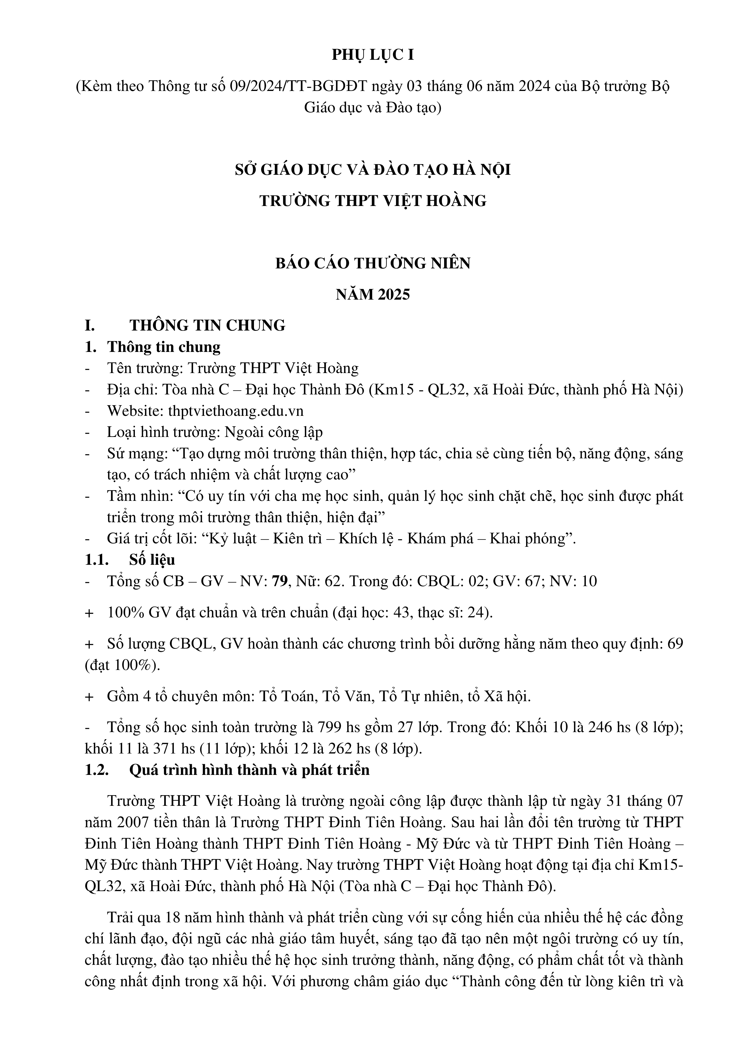 3. VH. PHỤ LỤC I. BÁO CÁO THƯỜNG NIÊN CÔNG KHAI NĂM 2025-1
