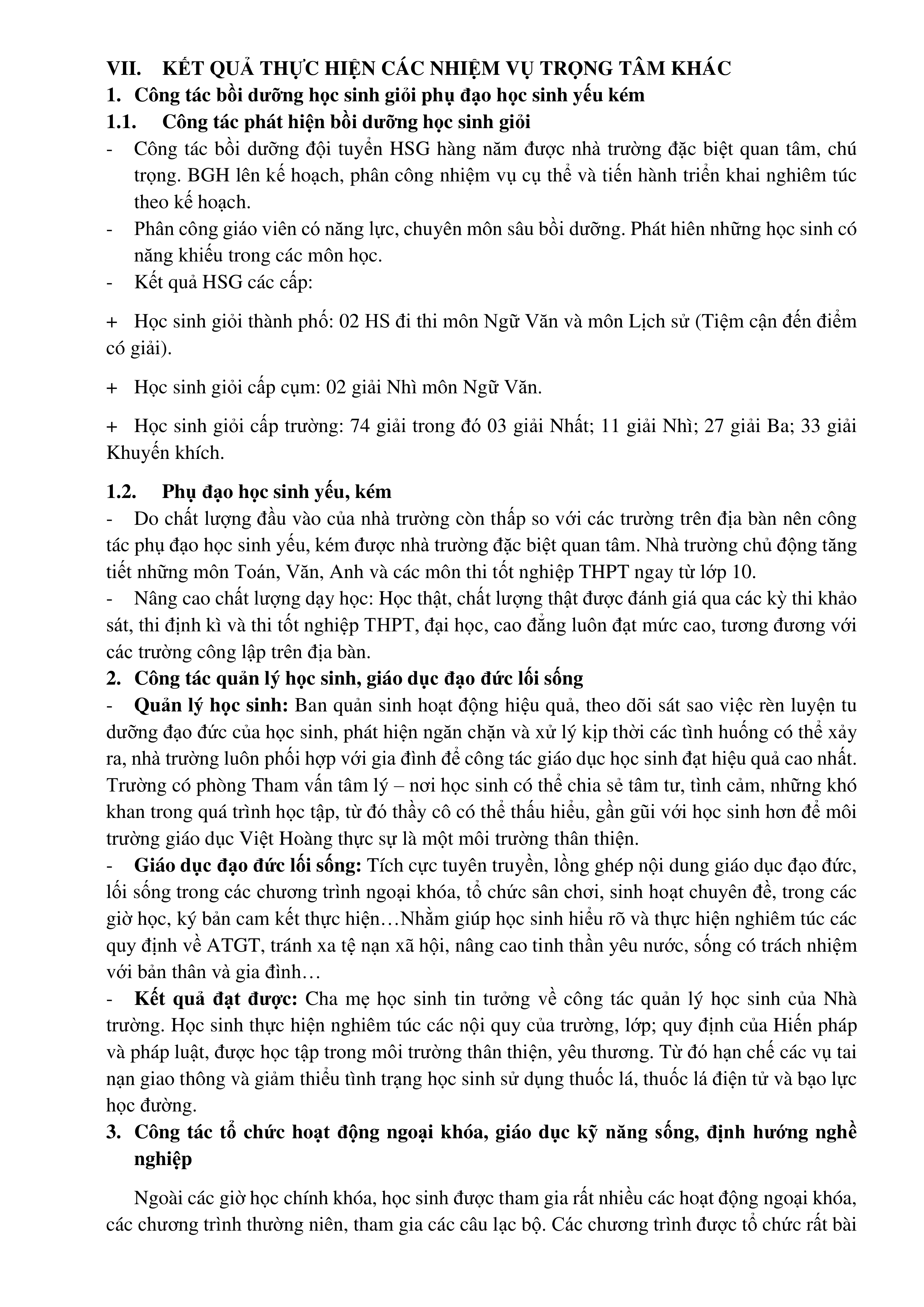 3. VH. PHỤ LỤC I. BÁO CÁO THƯỜNG NIÊN CÔNG KHAI NĂM 2025-11